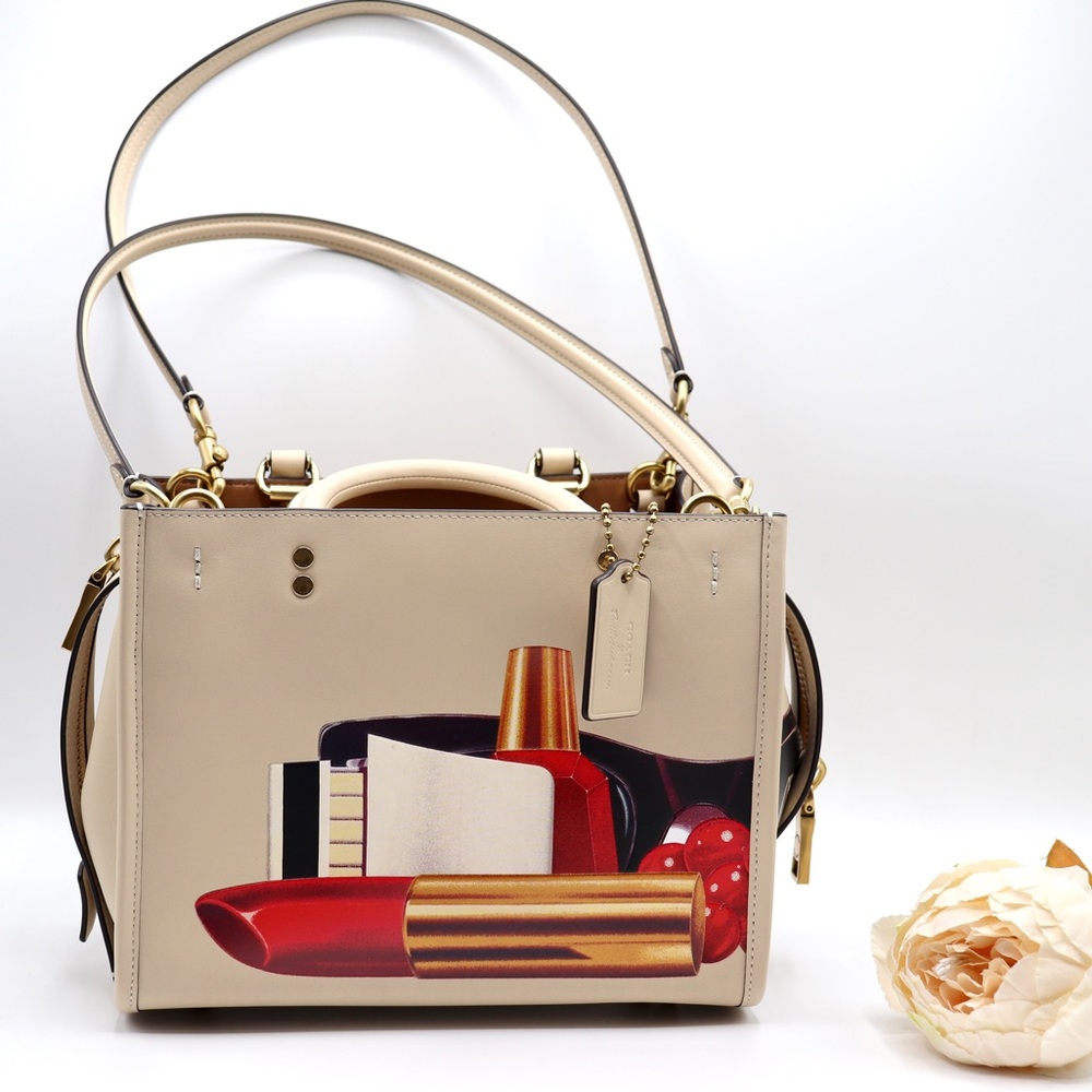 NWT authentic Coach X Tom Wesselmann Rogue 25 - Cream color